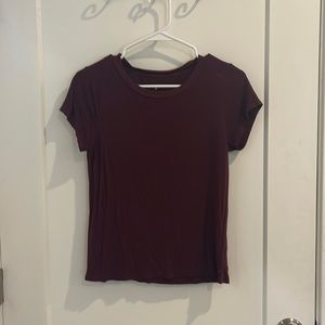SUPER SOFT BURGUNDY T-SHIRT